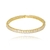 PULSEIRA RIVIERA ZIRCÔNIAS BANHADA A OURO 18K 19CM ZIRCÔNIA CRISTAL