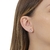 BRINCO PIMENTA 5.7MM X 11.4MM BANHO ROSÉ ZIRCÔNIA CRISTAL - comprar online