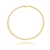 PULSEIRA MASCULINA GRUMET 3MM BANHADA A OURO 18K 21CM SEM ZIRCÔNIA