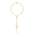 PULSEIRA FEMININA TERÇO BOLA 3.5MM BANHADA A OURO 18K 19 CM SEM ZIRCÔNIA