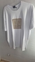 Camiseta Grife Armani Exchange Quadrado Escrito Branco