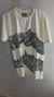 Camiseta Grife LV Listra Logos Off White