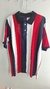 Camisa Polo Aleatory 3 Cor Vertical - Preto, Vermelho e Branco