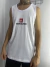 Camiseta Regata Quiksilver Logo Marca Branco