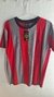Camiseta Peruana Aleatory 2 Cor Vertical - Cinza e Vermelho