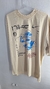 Camiseta Oversized Nike Globo Bege