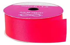 Cinta Raso Doble Faz N°5 Ancho 25mm Deco Rollo X 10 Metros - tienda online