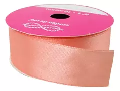 Cinta Raso Doble Faz N°5 Ancho 25mm Deco Rollo X 10 Metros - comprar online