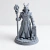 Miniatura Feiticeiro Draconato Mago Arcano RPG para Pintar