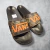 CHINELO SLIDE VANS LA COSTA CAMO PRETO COM LARANJA 9BCA - comprar online