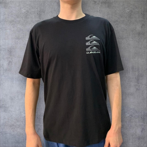 Camiseta Quiksilver Original Logos Verticais 0923 - comprar online