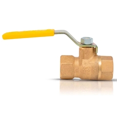 Válvula esfera roscable con maneral tipo palanca, para alta presión 25 mm (1") - comprar en línea