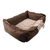 Cama para mascota dohko café beige - tienda en línea