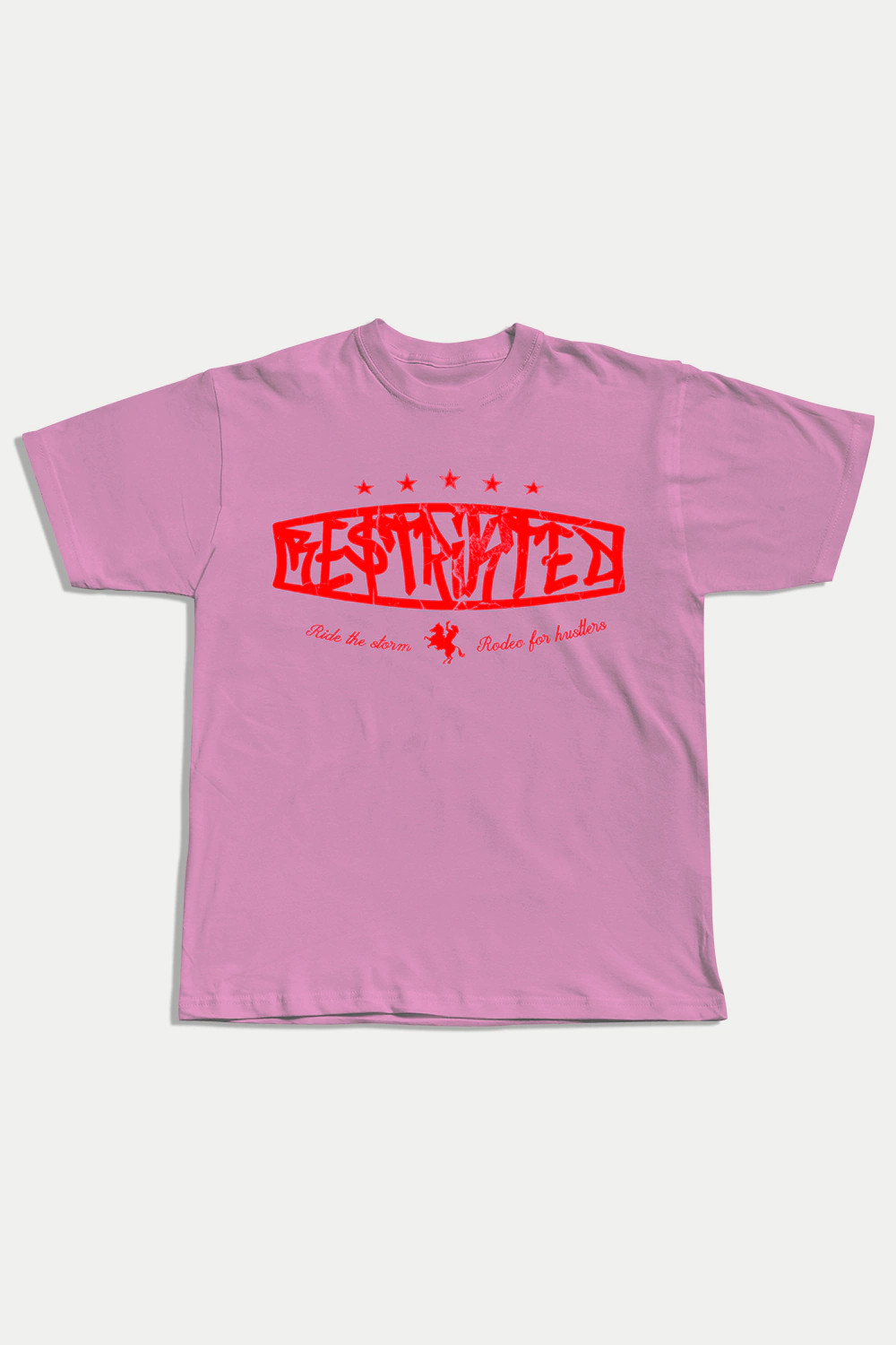 T-SHIRT "WESTERN" ROSEWOOD