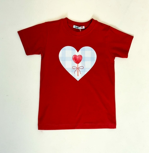 T-shirt Coração Pirulito