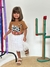 T-shirt Gato Botas Animal Print