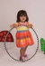 Vestido Listras Tule Tons Pastéis - comprar online