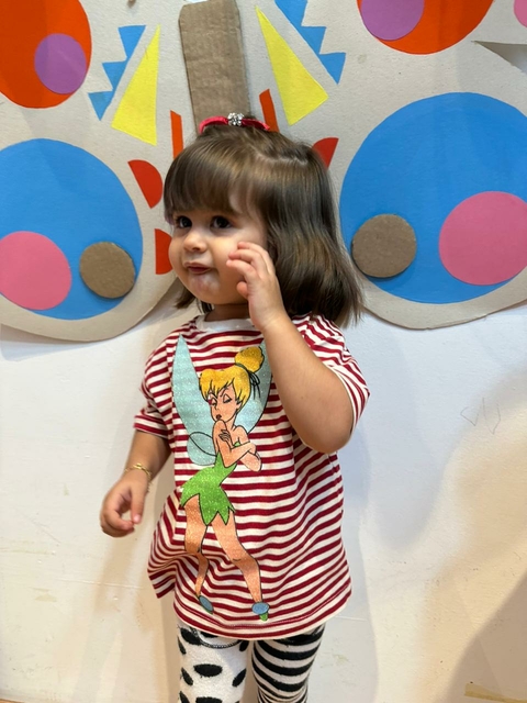 T-shirt Sininho Listras