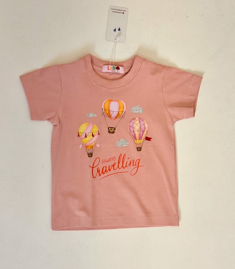 T-shirt Balões Rose