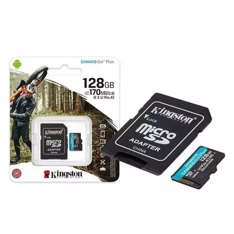 Cartão Memória Kingston 128gb Canvas Go Plus 170mbs - comprar online
