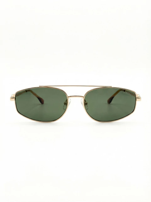 Óculos de Sol Geométrico Dubai Gold