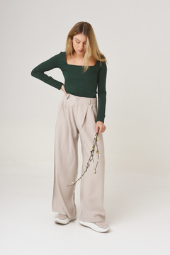 Pantalón Twill pinzas - tienda online