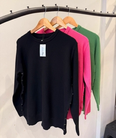 SWEATER BOTON LATERAL - paula pas mayorista