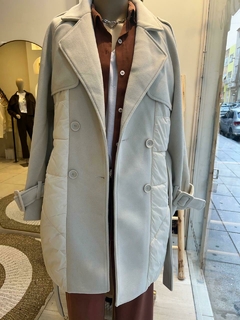 CAMPERA LADIES FAKE COAT LARGA CINTO - paula pas mayorista