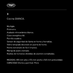 COCINA FAMILIAR BIANCA TST - REFRISUPERCOLD