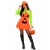 Fantasia Abóbora Lisa Halloween Adulto Feminino - comprar online