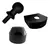 KIT ENGATE P/ REBOQUE PRETO + CAPA + TOMADA 9CM - comprar online