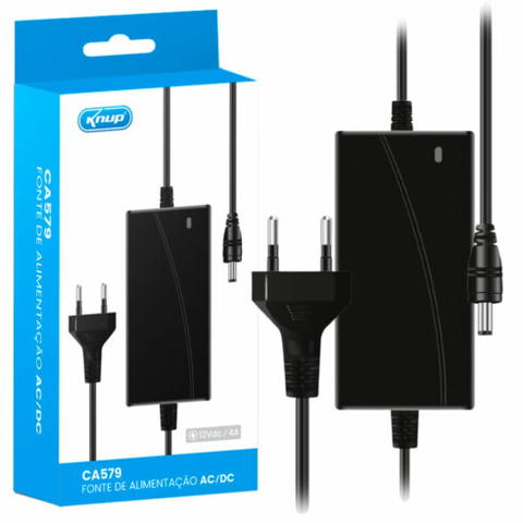 FONTE DE ALIMENTAÇÃO AC/DC 12V 4A