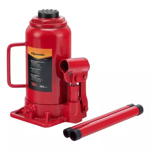 MACACO HIDRAULICO TIPO GARRAFA, 16 T, ALTURA 220 - 420 MM//SPARTA
