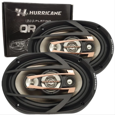 ALTO-FALANTE QUADRIAXIAL 6X9" UNIVERSAL LINHA PLATINO 300W RMS 600W MAX QR-69