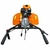 MOTOCULTIVADOR GASOLINA 4T 212cc 7HP COM LAMINAS CULTIVADORAS VMC700 VULCAN TRENT na internet
