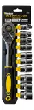 JOGO DE SOQUETES COM CATRACA 1/2" - CRV - 11 PECAS - comprar online