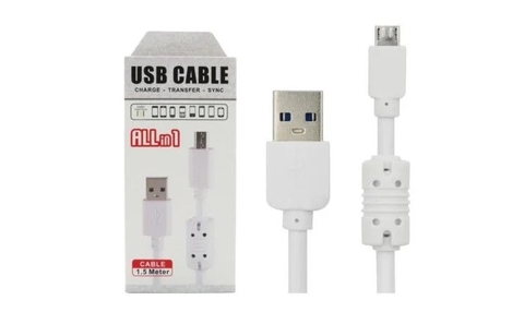 CABO USB ALL IN 1 - 1,5 METROS MICRO USB V8