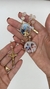 Terço de corrente e cristal de vidro - Coleção Mater Amabilis - comprar online