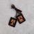 Escapulário de Nossa Senhora do Carmo em Tecido (Lã) Estampado - Tamanho P - Per Matrem Ateliê