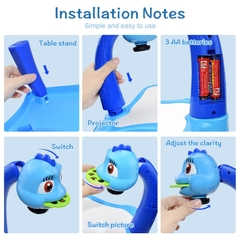 Children Led Projector Art Drawing Table Toys Kids Painting Board Desk Arts Craf na internet