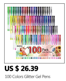 Conjunto de canetas de gel umitivas com 48 cores e glitter para adultos, livros - loja online