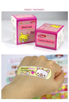 120pcs/lot Cartoon Animal Pattern Band Aid Hemostasis Adhesive Bandages First Ai