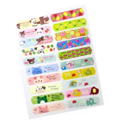 120pcs/lot Cartoon Animal Pattern Band Aid Hemostasis Adhesive Bandages First Ai