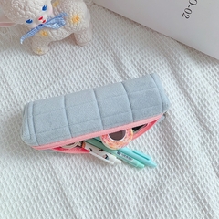 Imagem do Kawaii Pillow Pencil Case Girls School Supplies Pouch Cute Korean Stationery Pen