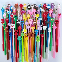 10/20/30/40/50 Cute Cartoon Gel Pen 0.5MM ink Pen Birthday Gift School Award Stu