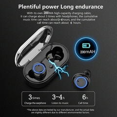 Y50 Bluetooth Earphone Outdoor Sports Wireless Headset 5.0 With Charging Bin Pow