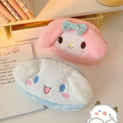 Kawaii Pencil Pouch Large Capacity Pen Case Cute Plush Cosmetic Bag Back To Scho
