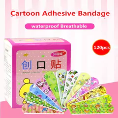 120pcs/lot Cartoon Animal Pattern Band Aid Hemostasis Adhesive Bandages First Ai