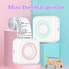 Meow Mini Label Printer Thermal Portable Printers Stickers Paper Inkless Wireles - TDS Papelaria