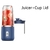 6 Blades Portable Juicer Small Electric Juicer Fruit Automatic Smoothie Blender - Luan